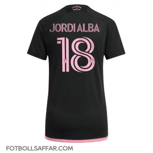 Inter Miami Jordi Alba #18 Bortatröja Dam 2024-25 Kortärmad